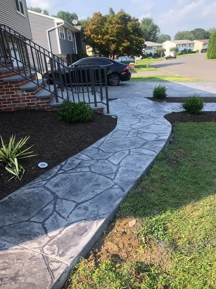 Decorative concrete project by Decorative Concrete of CT