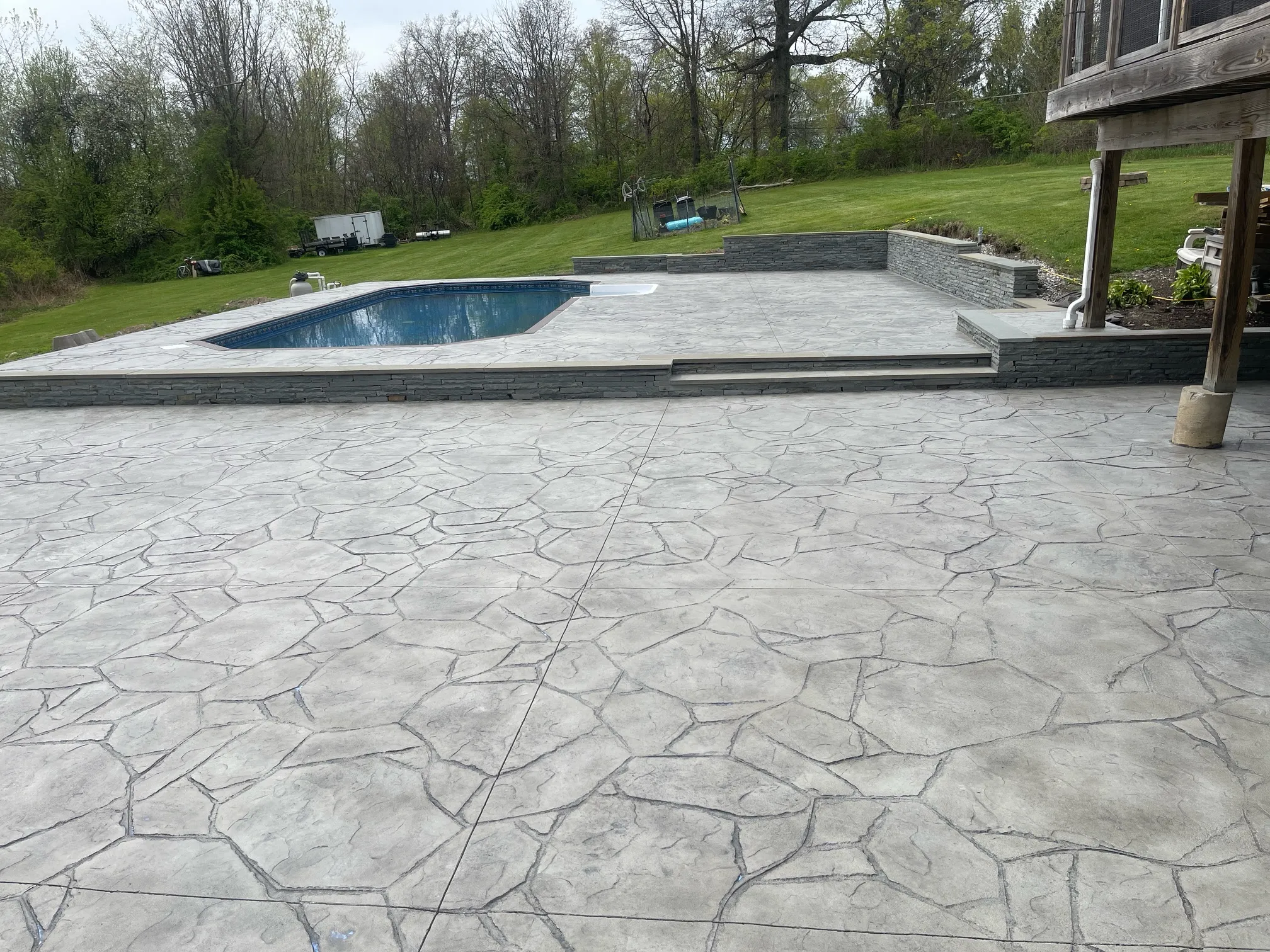 Concrete project by Decorative Concrete of Connecticut