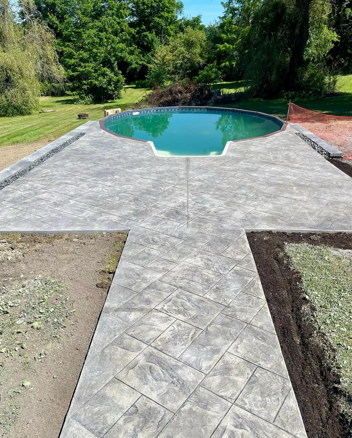 Decorative concrete project by Decorative Concrete of CT