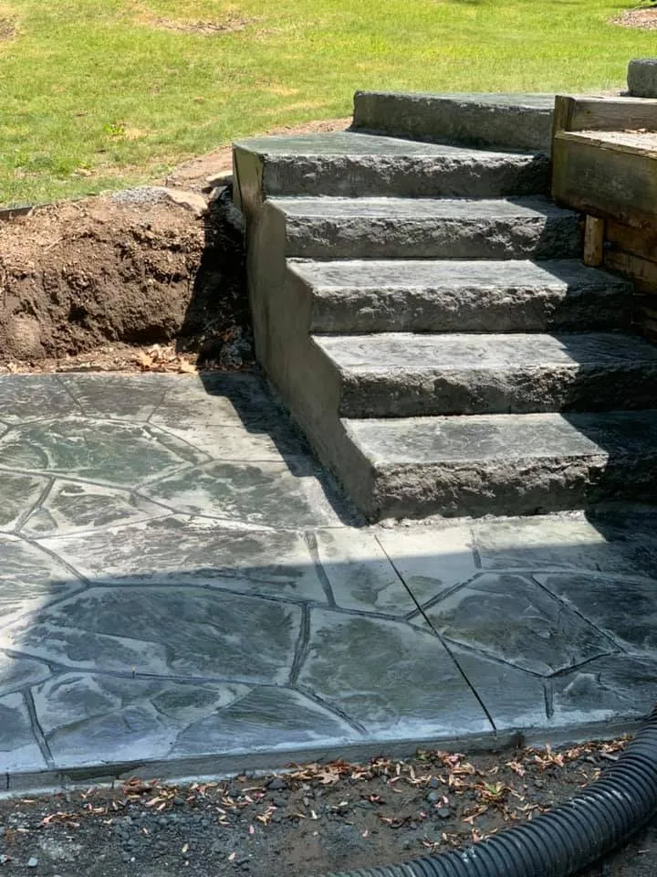 Decorative concrete project by Decorative Concrete of CT